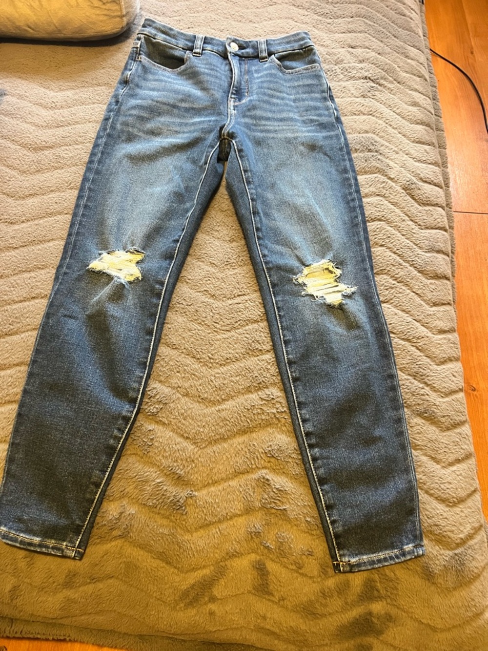 American Eagle Outfitters Women’s Skinny Jeans in Blue Denim